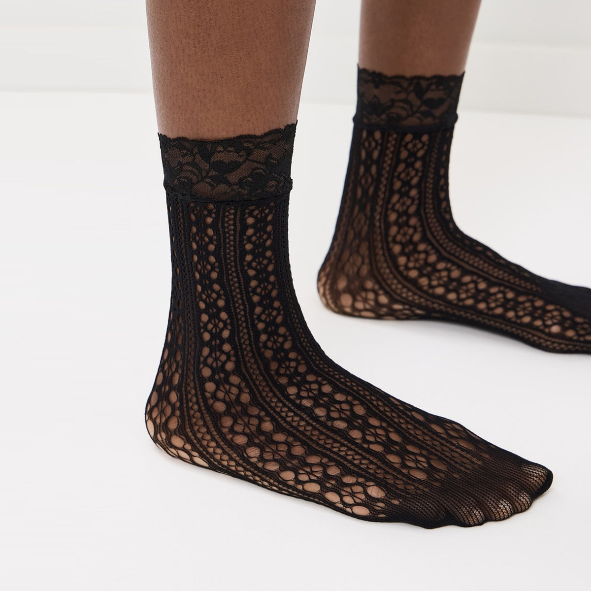 Alexia Lace Net Socks