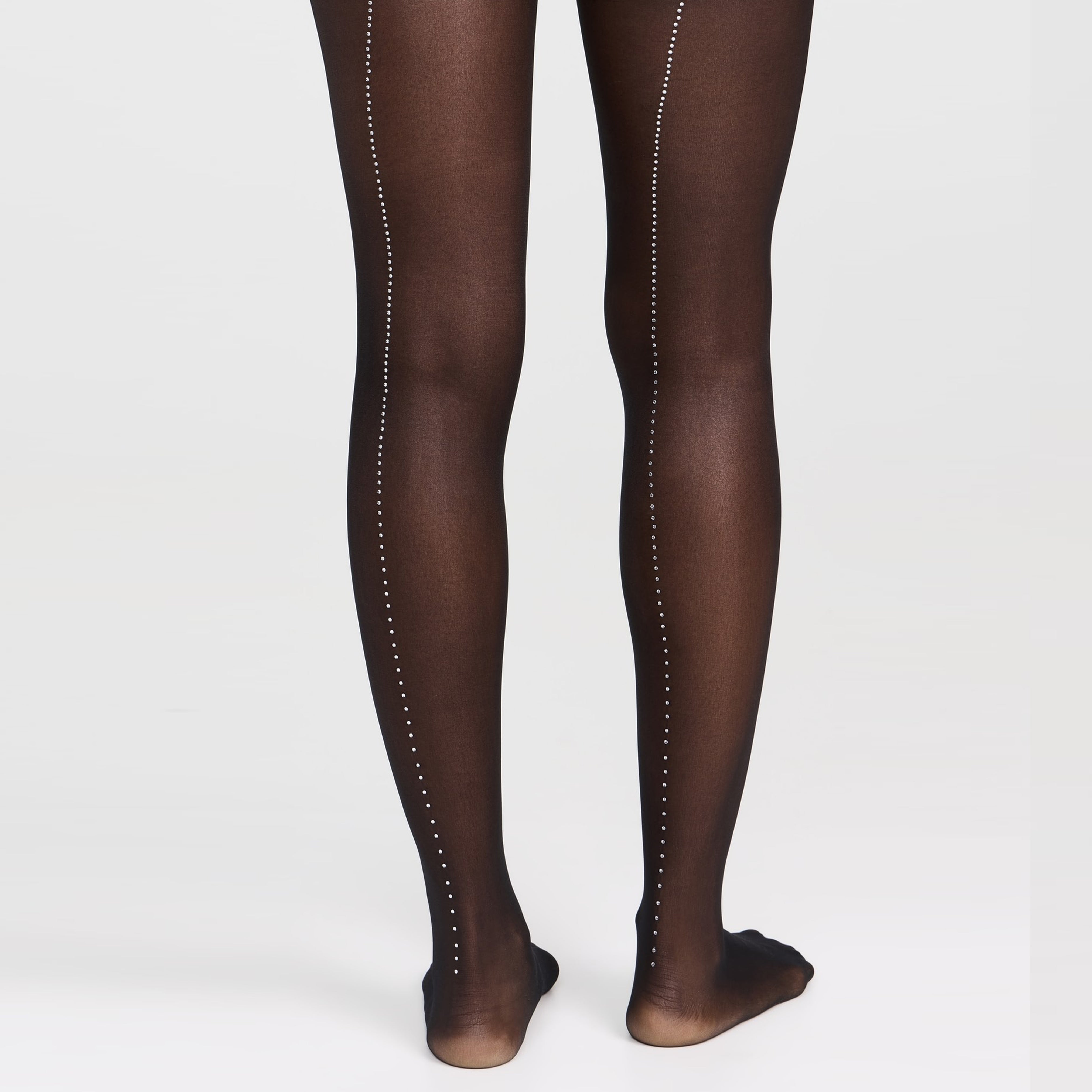 Calzedonia Seam Back Pantyhose Stockings With Line Down Back