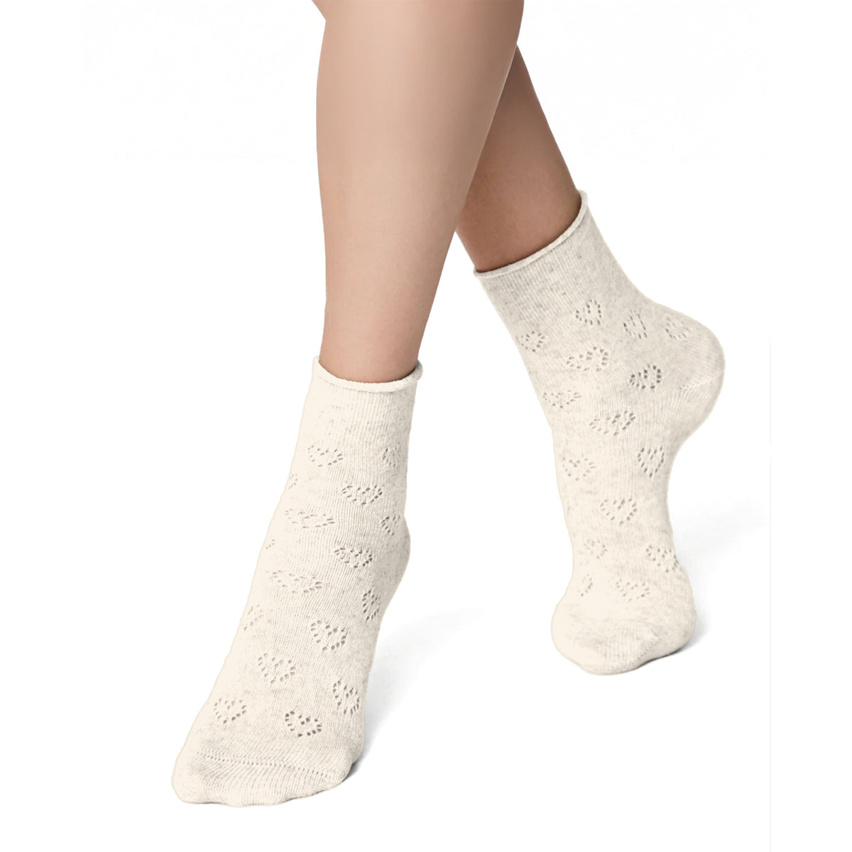 Heart Stitch Short Socks