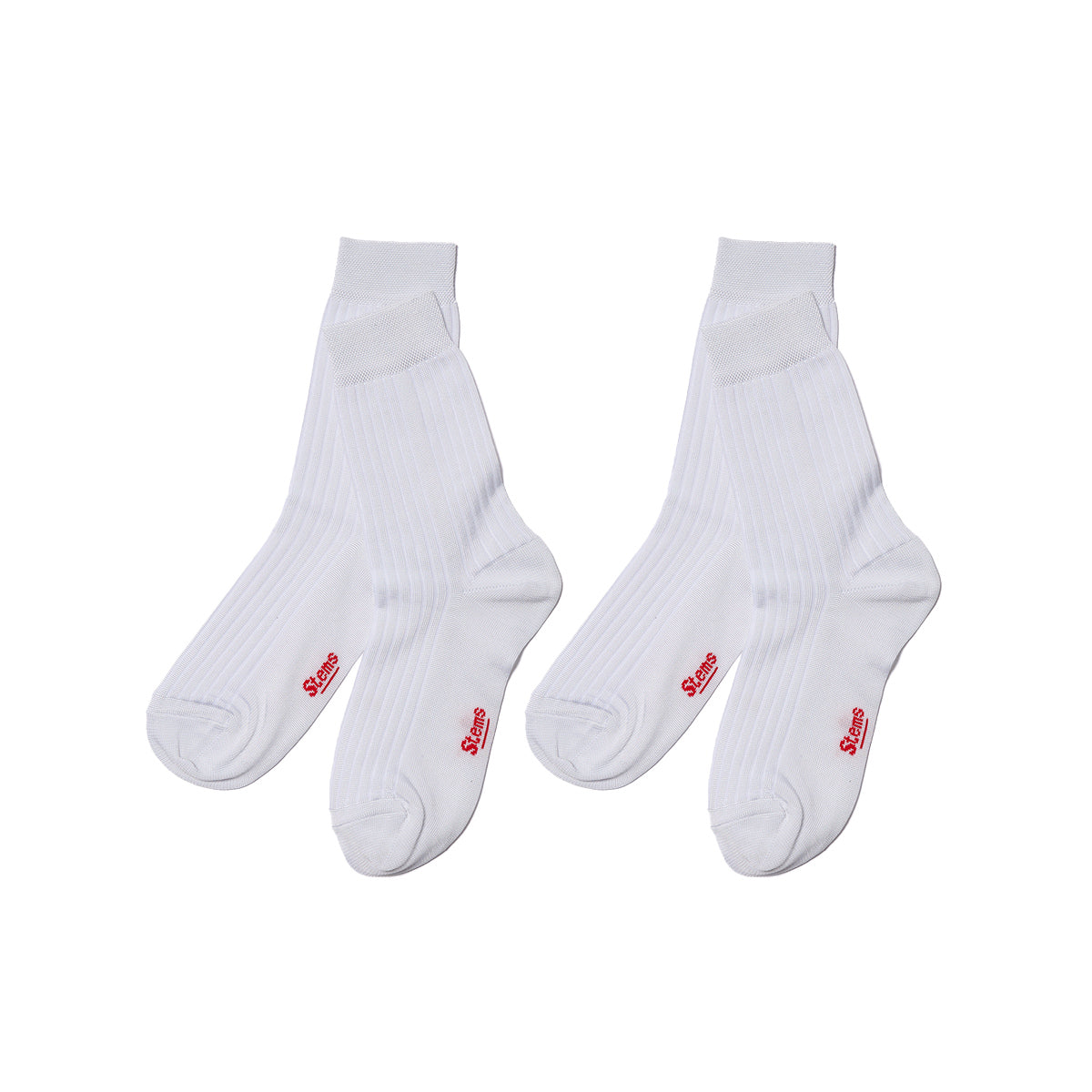 2-PACK CLASSIC SILKY RIB SOCKS