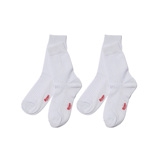 2-PACK CLASSIC SILKY RIB SOCKS