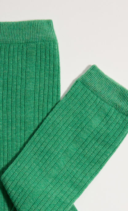 Eco-Conscious Cashmere Crew Socks