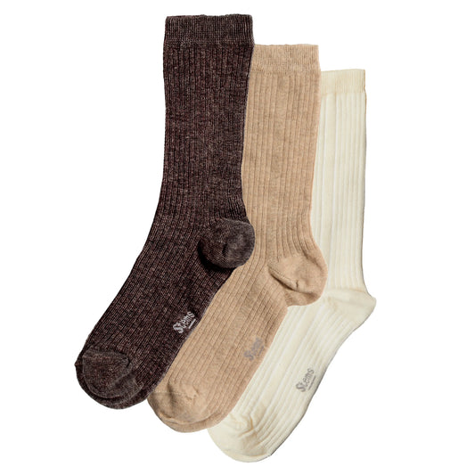 3- Pack Conscious Cotton Cashmere Socks