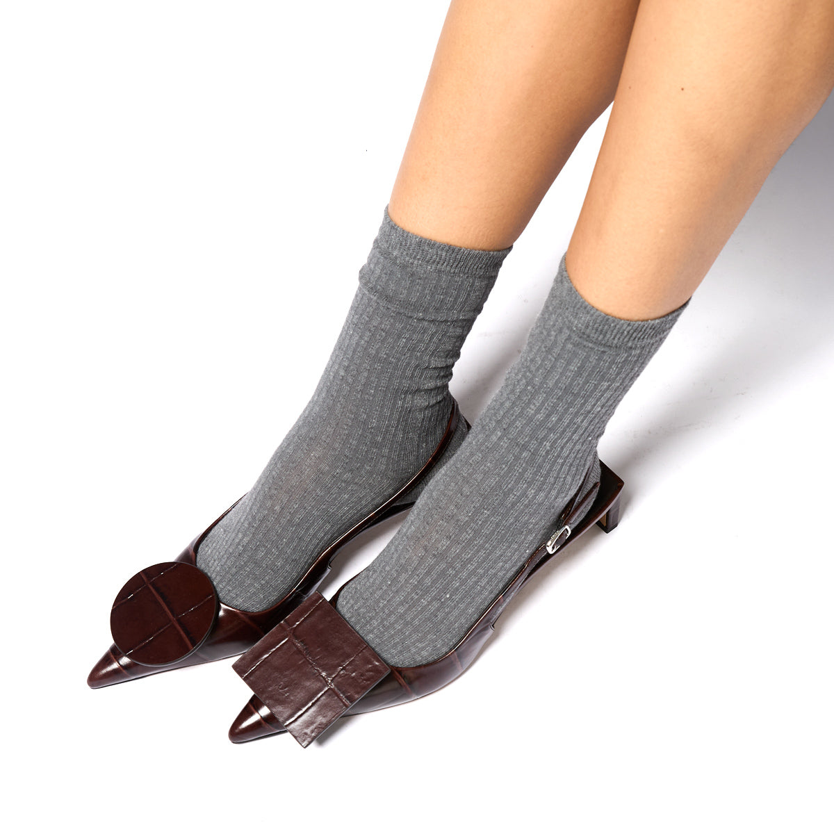 Cotton Cashmere Crew Socks