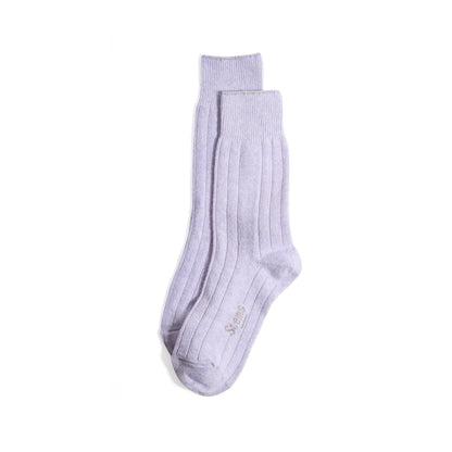 Lux Wool Cashmere Crew Socks