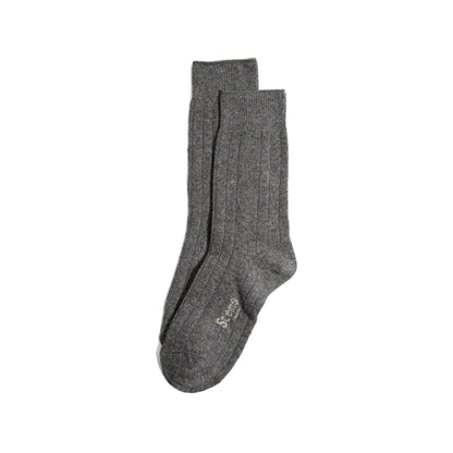 Lux Wool Cashmere Crew Socks