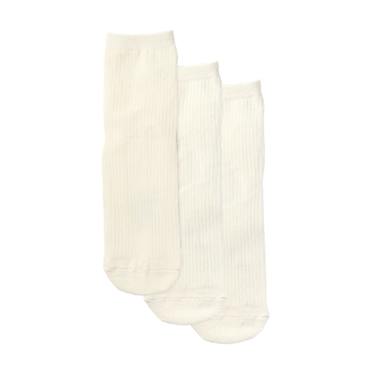 3-Pack Ribbed Ankle Socks