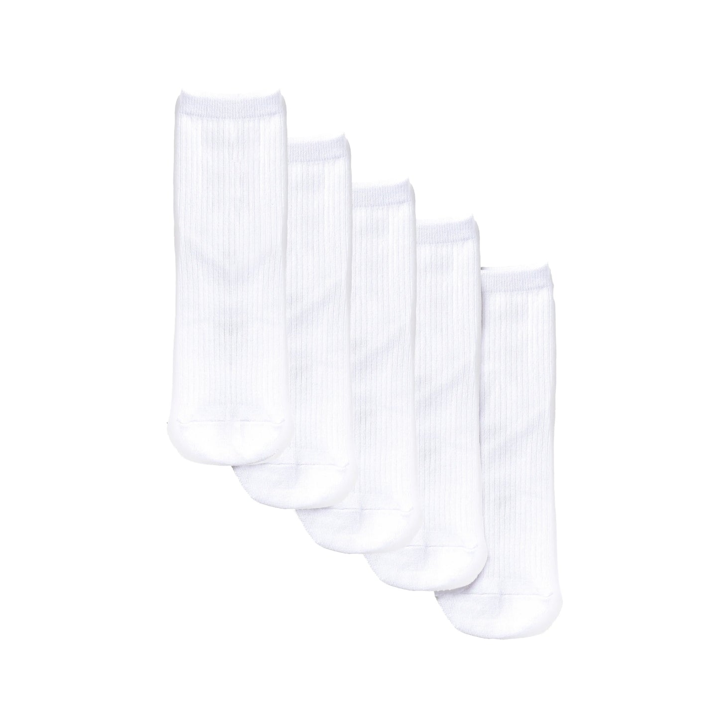 5-Pack Ribbed Ankle Socks
