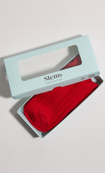 Lux Wool Cashmere Crew Socks Gift Box