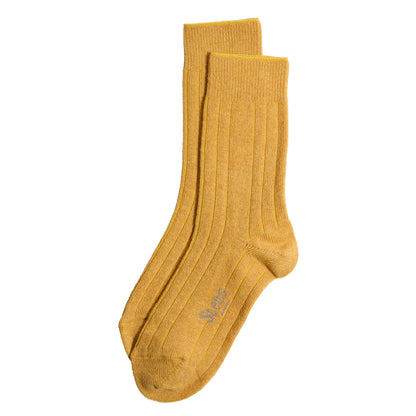 LUX WOOL CASHMERE CREW SOCKS