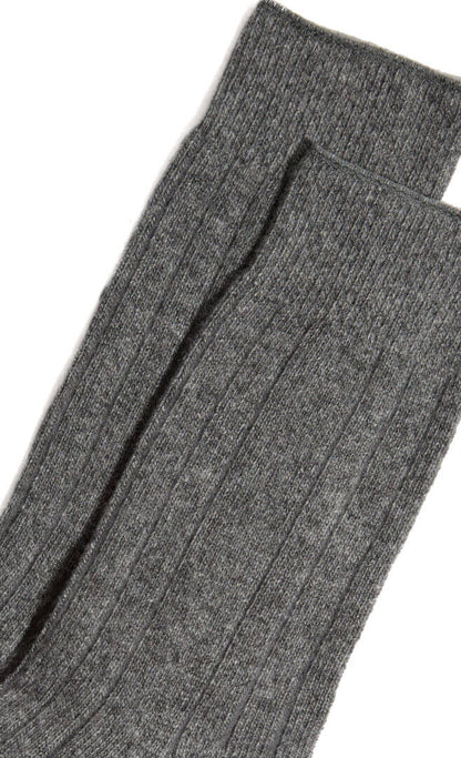 Lux Wool Cashmere Crew Socks