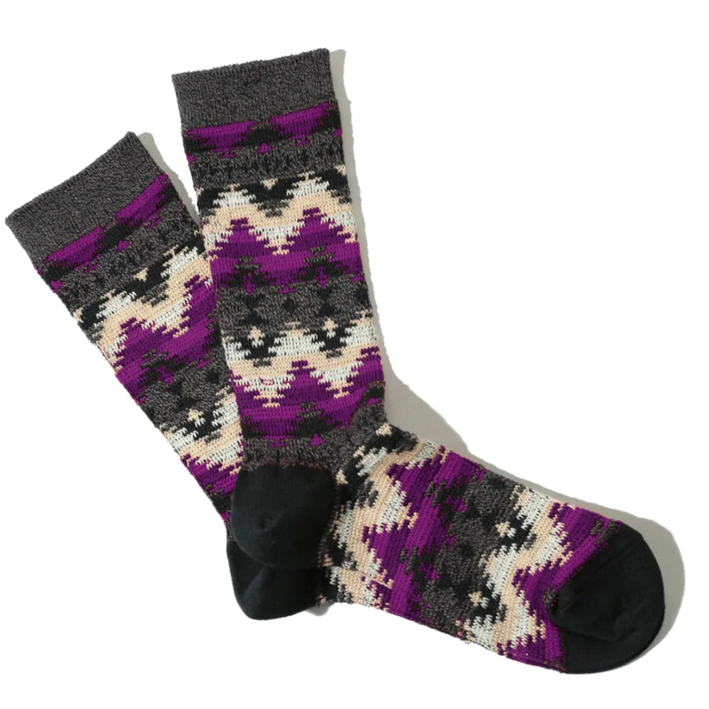 Alex Diamond Wool Blend Socks