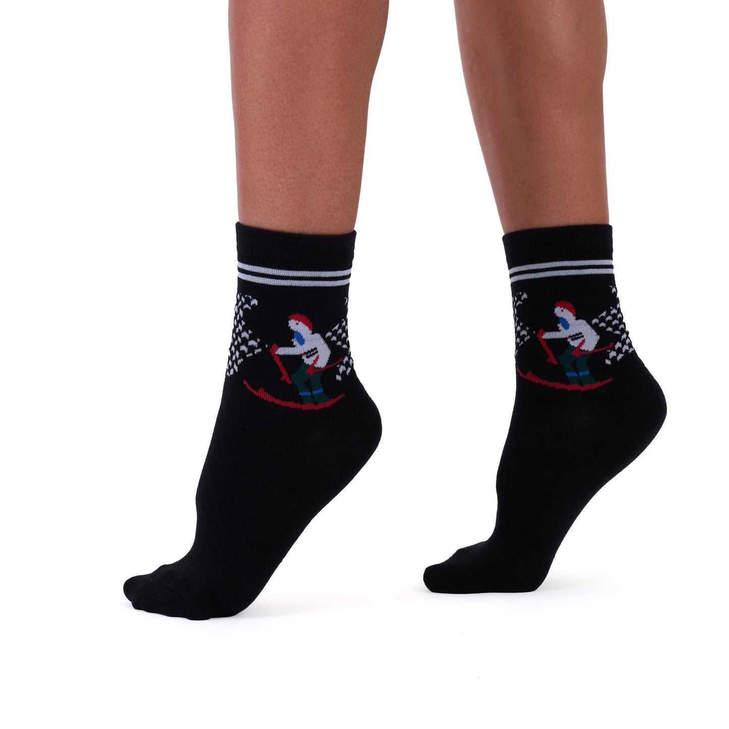 SKI WOOL BLEND CREW SOCKS