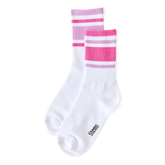 MIX MATCHED STRIPED SOCKS