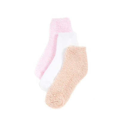 Plush Cozy Socks Set Of Three