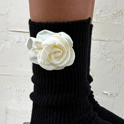 Rose Wool Socks