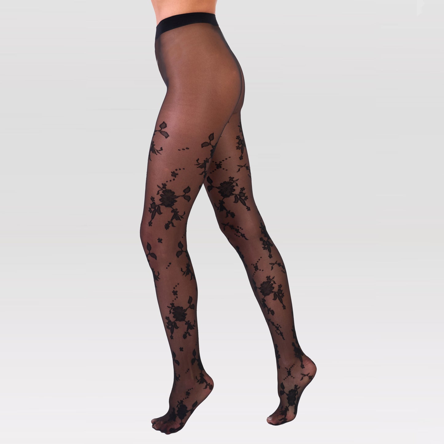 BLOOMING SHEER TIGHTS