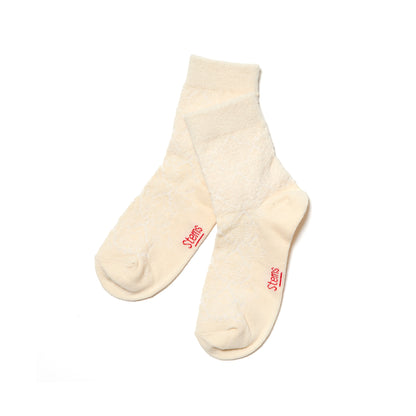 Fleur Crew Socks