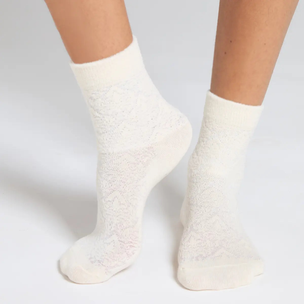 Fleur Crew Socks