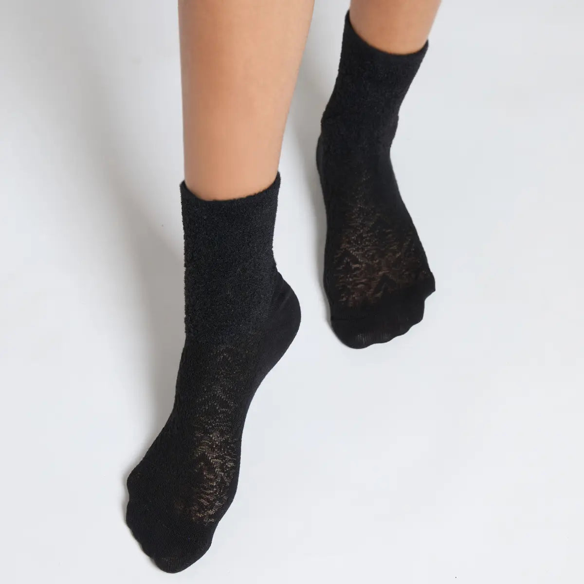 Fleur Crew Socks