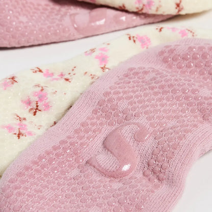 2-Pack Blossom Grip Socks