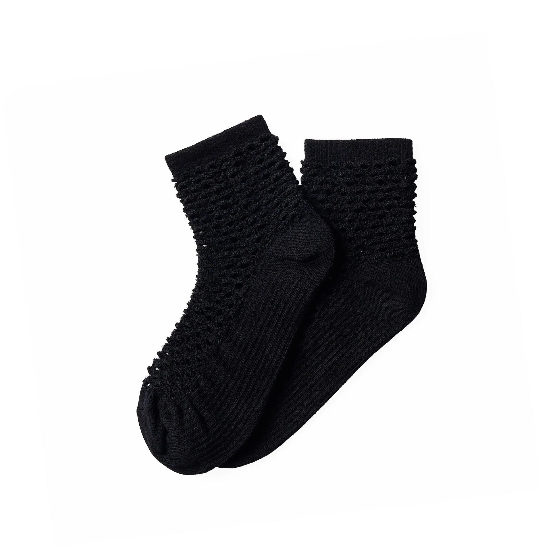 Netted Crew Socks