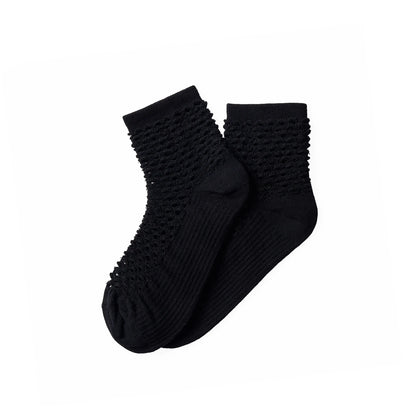 Netted Crew Socks