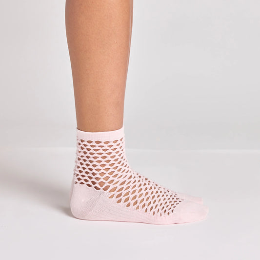 Netted Crew Socks