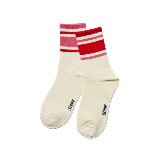 MIX MATCH STRIPE CREW SOCKS