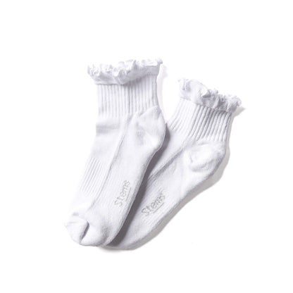 Ruffle Twist Ankle Socks