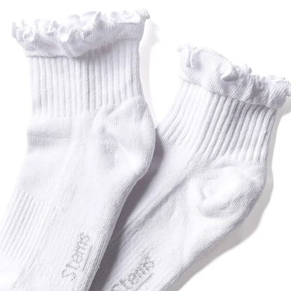 Ruffle Twist Ankle Socks