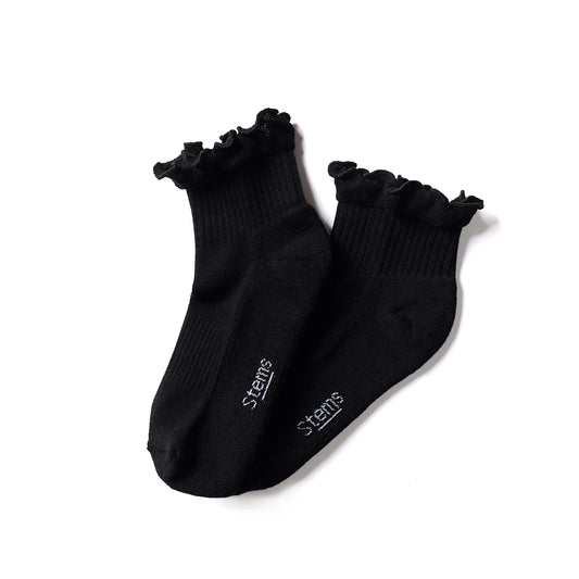 Ruffle Twist Ankle Socks