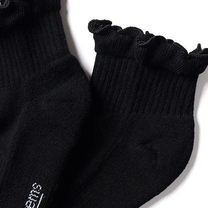 Ruffle Twist Ankle Socks