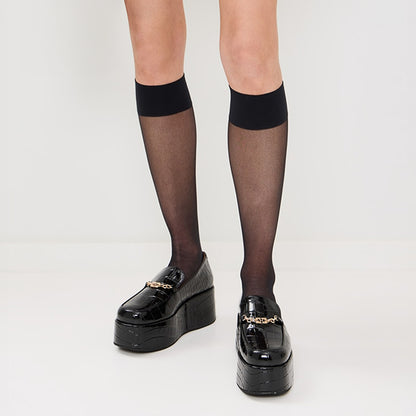 3-PACK SHEER KNEE HIGH SOCKS