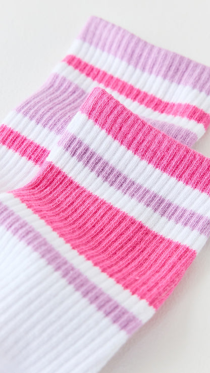 MIX MATCH STRIPE CREW SOCKS